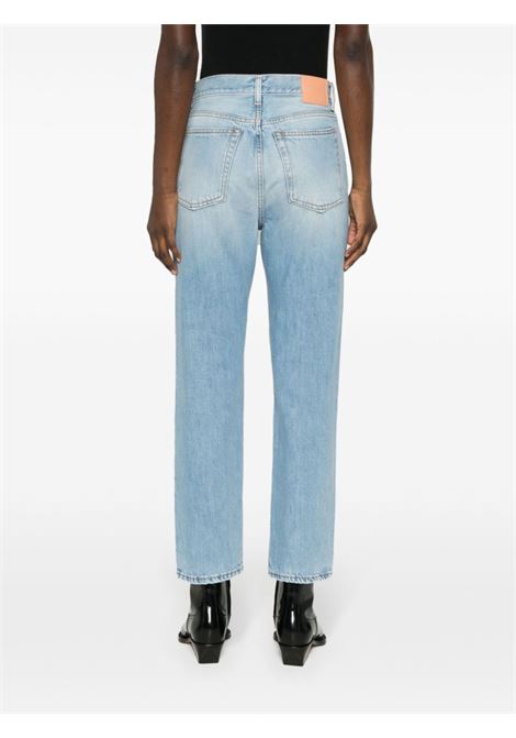 jeans a vita alta donna blu in cotone ACNE STUDIOS | A00387228